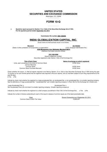 Thumbnail 	IGC Pharma 10-Q Quarterly Report FY 