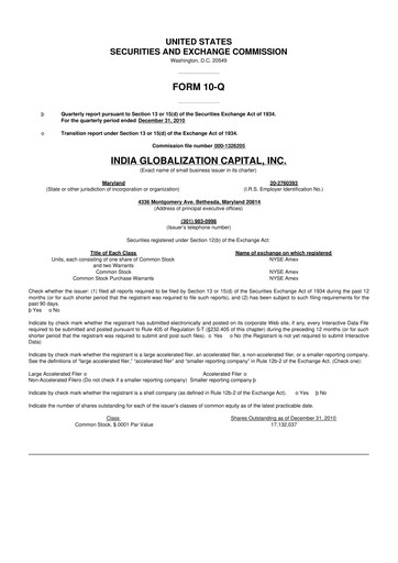 Thumbnail 	IGC Pharma 10-Q Quarterly Report FY 