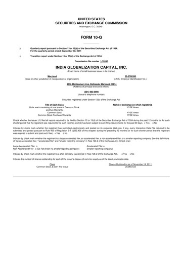 Thumbnail 	IGC Pharma 10-Q Quarterly Report FY2011 