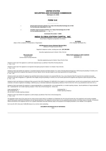 Thumbnail 	IGC Pharma 10-K Annual Report 2015