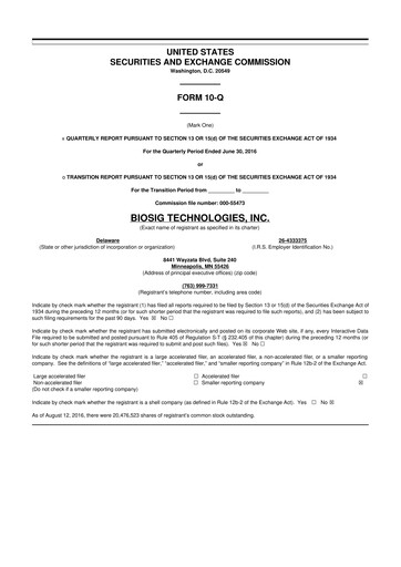 Thumbnail BioSig Technologies
 10-Q Quarterly Report FY2016 