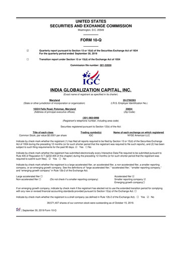 Thumbnail 	IGC Pharma 10-Q Quarterly Report FY2020 