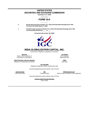 Thumbnail 	IGC Pharma 10-K Annual Report 2020