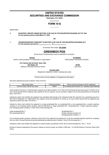 Vorschaubild Ryvyl Inc. 10-Q Quartalsbericht 2022 