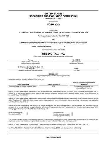 Vorschaubild Ryvyl Inc. 10-Q Quartalsbericht 2026 