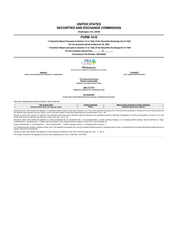 Thumbnail PRA Group
 10-Q Quarterly Report FY2025 