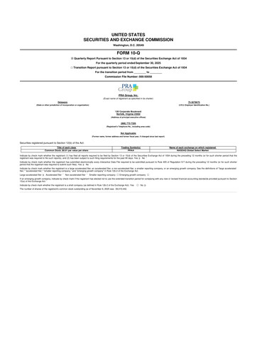 Thumbnail PRA Group
 10-Q Quarterly Report FY2025 