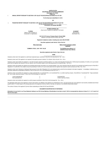 Vorschaubild PetMed Express
 10-K Jahresbericht 2012