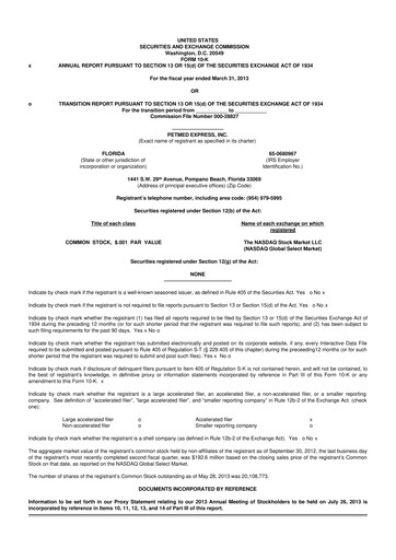 Vorschaubild PetMed Express
 10-K Jahresbericht 2013