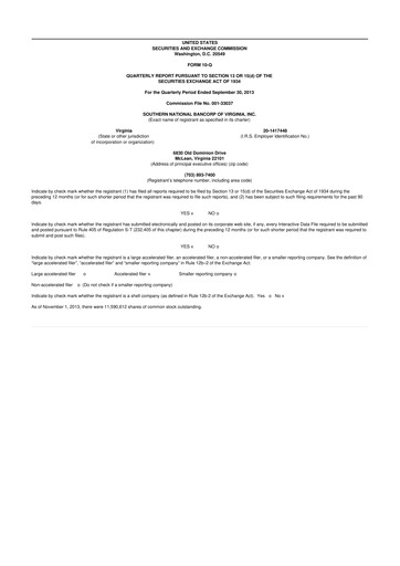 Vorschaubild Primis Financial 10-Q Quartalsbericht 2013 