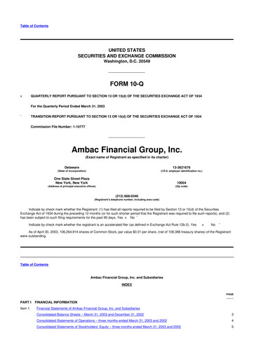 Thumbnail Octave Specialty Group 10-Q Quarterly Report FY 