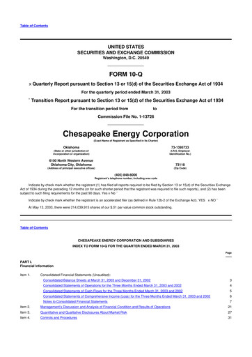 Miniature Expand Energy 10-Q Rapport trimestriel  