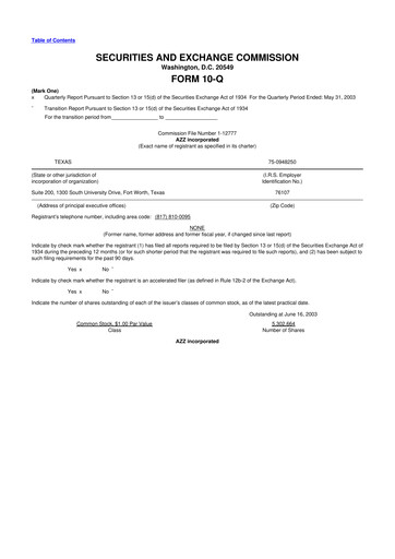 Thumbnail AZZ 10-Q Quarterly Report FY 