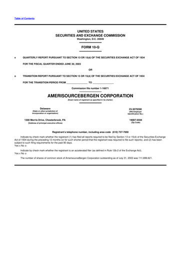 Vorschaubild Cencora 10-Q Quartalsbericht  