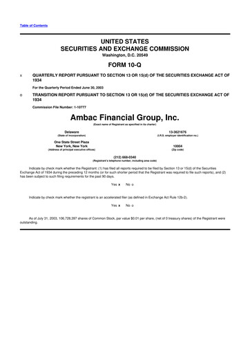 Thumbnail Octave Specialty Group 10-Q Quarterly Report FY 