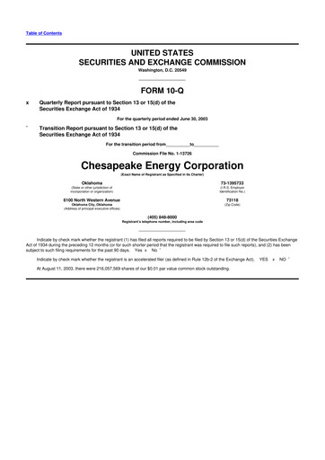 Miniature Expand Energy 10-Q Rapport trimestriel  