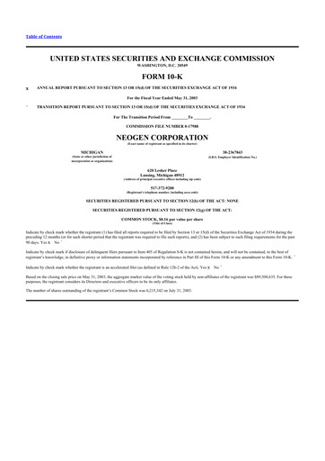 Thumbnail Neogen 10-K Annual Report 