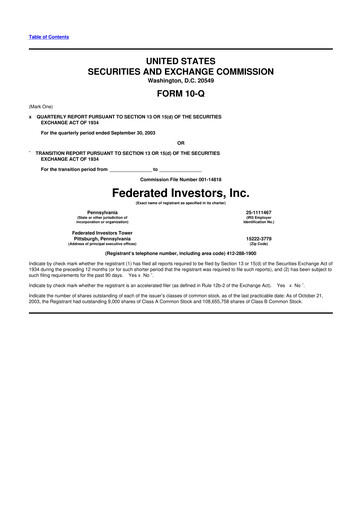 Thumbnail Federated Hermes
 10-Q Quarterly Report FY 