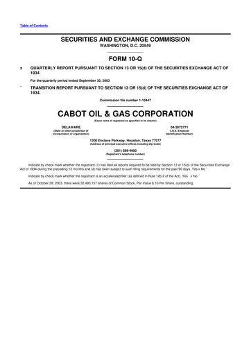 Vorschaubild Coterra Energy 10-Q Quartalsbericht  