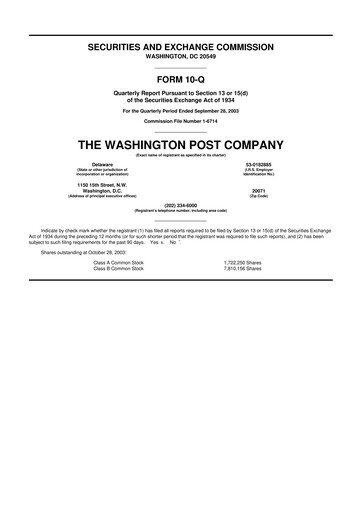 Thumbnail Graham Holdings 10-Q Quarterly Report FY 