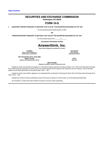 Vorschaubild The Hackett Group

 10-Q Quartalsbericht  