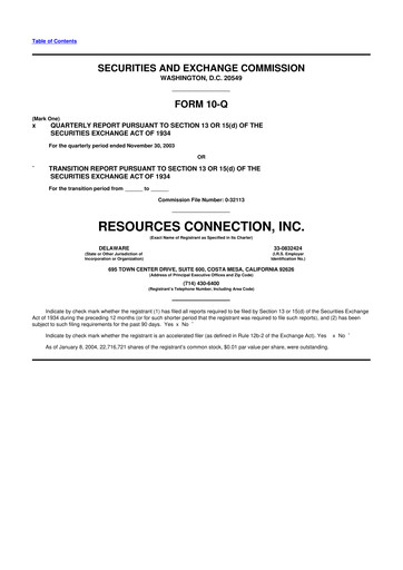 Thumbnail RGP (Resources Connection) 10-Q Quarterly Report FY 