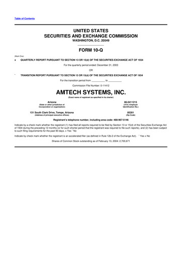Thumbnail Amtech Systems 10-Q Quarterly Report FY 
