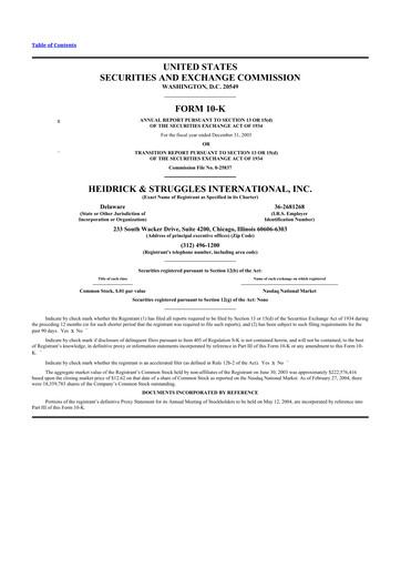 Thumbnail Heidrick & Struggles

 10-K Annual Report 