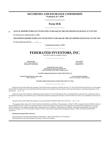 Thumbnail Federated Hermes
 10-K Annual Report 