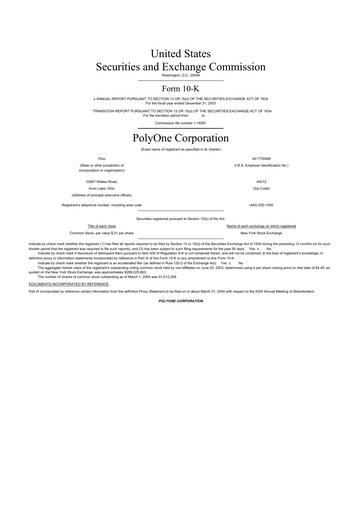 Thumbnail Avient 10-K Annual Report 