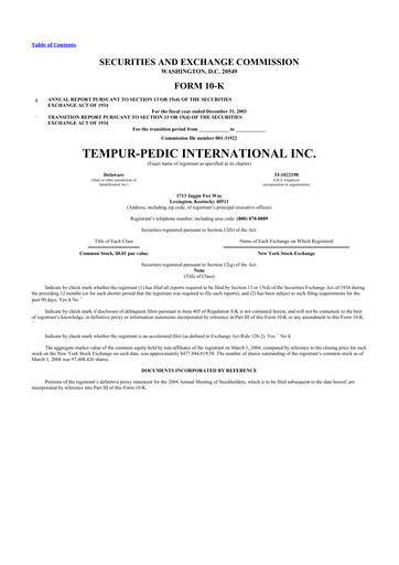 Thumbnail Somnigroup International 10-K Annual Report 