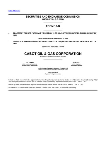 Vorschaubild Coterra Energy 10-Q Quartalsbericht  