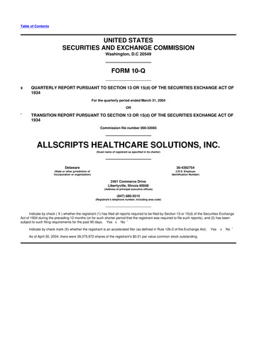 Thumbnail Veradigm 10-Q Quarterly Report FY 