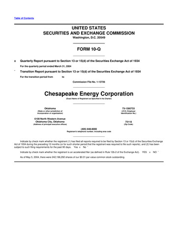 Miniature Expand Energy 10-Q Rapport trimestriel  