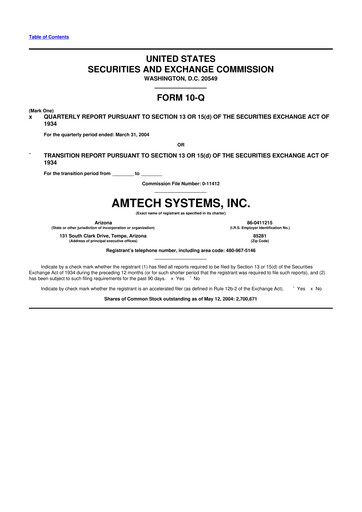 Thumbnail Amtech Systems 10-Q Quarterly Report FY 