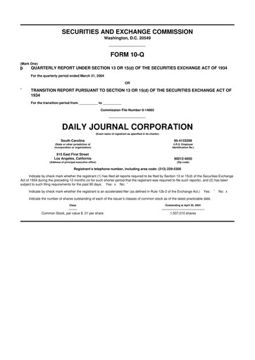 Thumbnail Daily Journal 10-Q Quarterly Report FY 