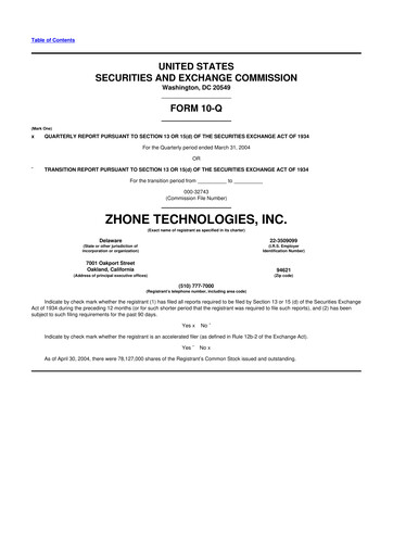 Miniature DZS Inc 10-Q Rapport trimestriel  