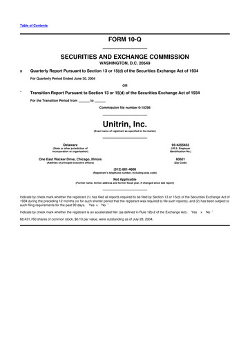 Vorschaubild Kemper 10-Q Quartalsbericht  