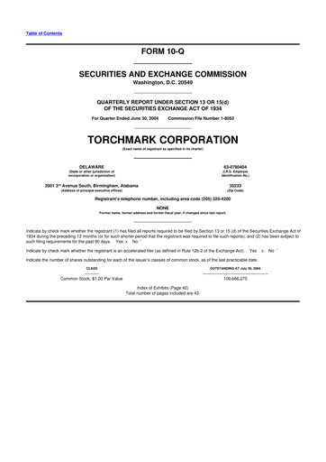 Thumbnail Globe Life
 10-Q Quarterly Report FY 
