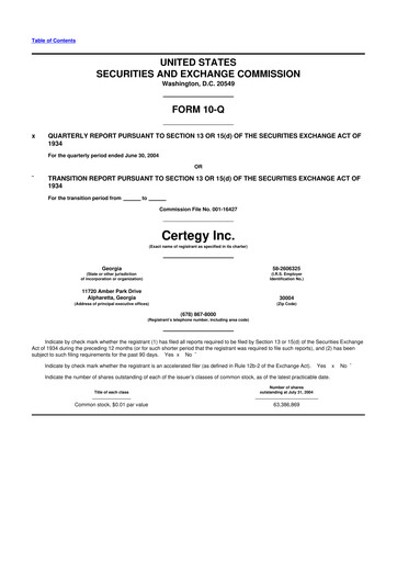 Thumbnail Fidelity National Information Services 10-Q Quarterly Report FY 