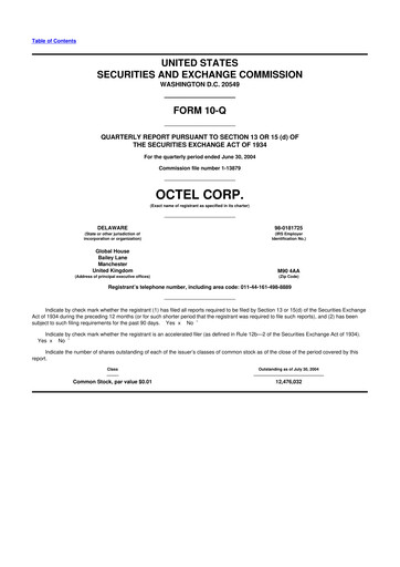 Thumbnail Innospec 10-Q Quarterly Report FY 