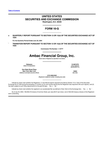 Thumbnail Octave Specialty Group 10-Q Quarterly Report FY 