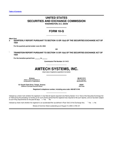 Thumbnail Amtech Systems 10-Q Quarterly Report FY 