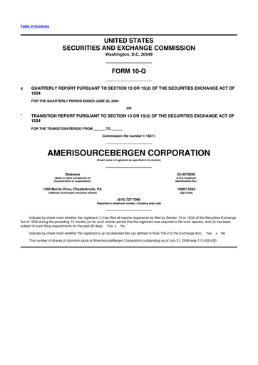 Vorschaubild Cencora 10-Q Quartalsbericht  