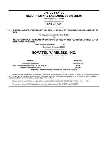 Vorschaubild Inseego 10-Q Quartalsbericht  