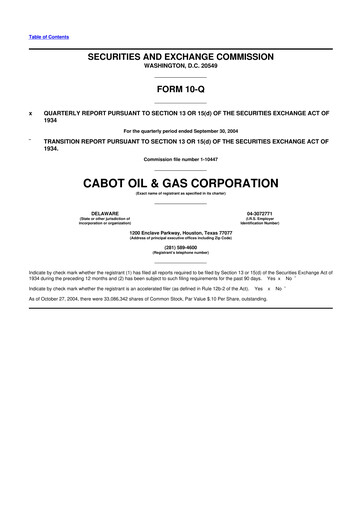 Vorschaubild Coterra Energy 10-Q Quartalsbericht  