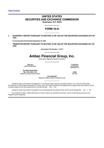 Thumbnail Octave Specialty Group 10-Q Quarterly Report FY 