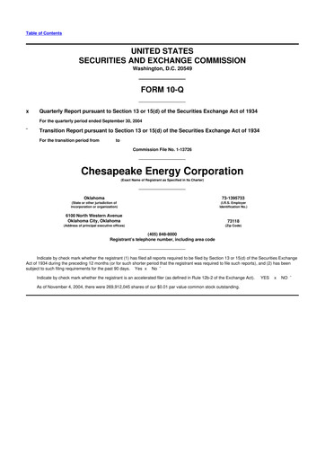 Miniature Expand Energy 10-Q Rapport trimestriel  