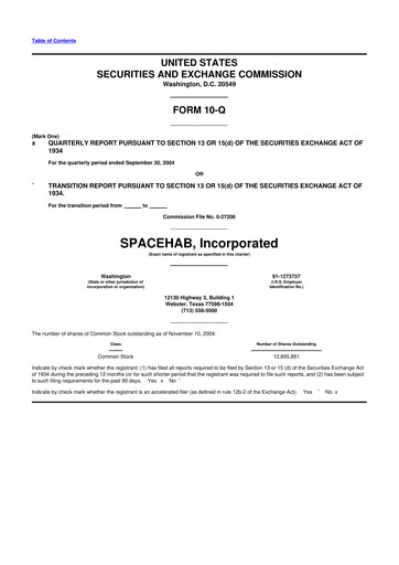 Miniature Astrotech 10-Q Rapport trimestriel  