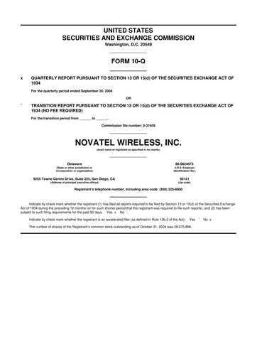 Vorschaubild Inseego 10-Q Quartalsbericht  